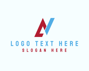 Computer - Digital Software Letter AN logo design