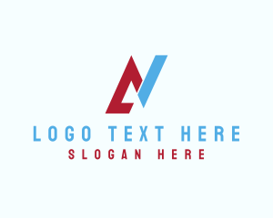 Modern - Digital Software Letter AN logo design