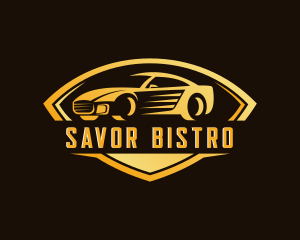 Auto Detailing - Super Car Racing logo design