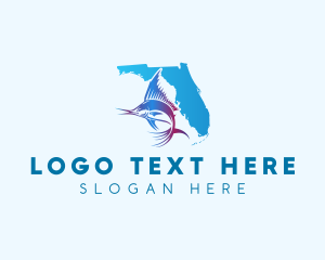 State Animal - Florida State Marlin logo design