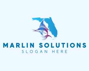 Marlin - Florida State Marlin logo design