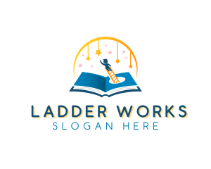 Ladder - Kindergarten Storytelling Book logo design