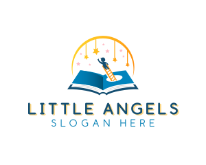 Child Welfare - Kindergarten Storytelling Book logo design