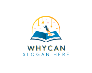 Storytelling - Kindergarten Storytelling Book logo design