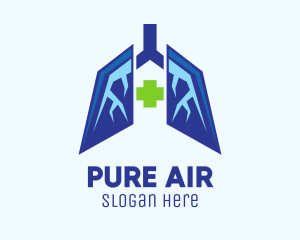 Oxygen - Modern Lung Center logo design