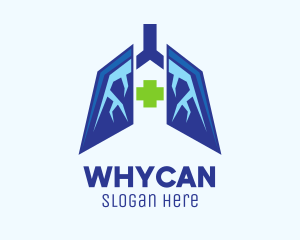 Respiratory System - Modern Lung Center logo design