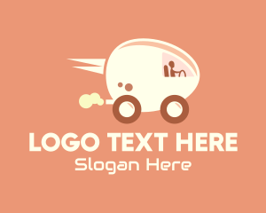 Truck - Egg Express Delivery logo design