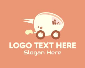 Courier Service - Egg Express Delivery logo design