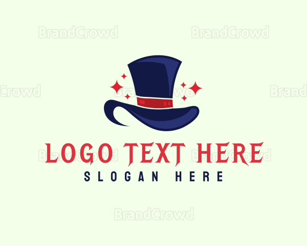 Gentleman Magician Hat Logo