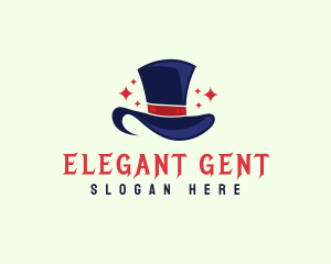 Gentleman - Gentleman Magician Hat logo design