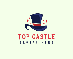 Gentleman Magician Hat logo design