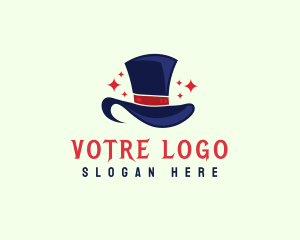 Gentleman - Gentleman Magician Hat logo design
