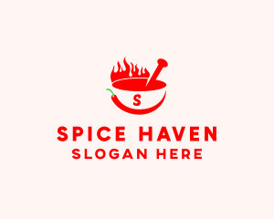 Chipotle - Chili Flame Bowl logo design