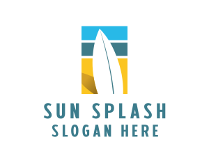 Beachwear - Surfboard Surf Beach logo design