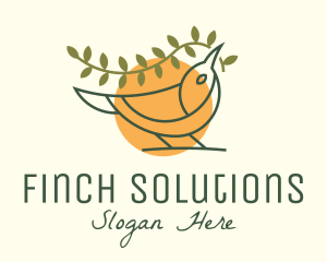 Finch - Nature Finch Bird logo design