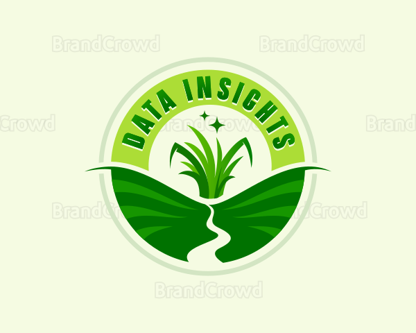 Lawn Garden Grass Logo