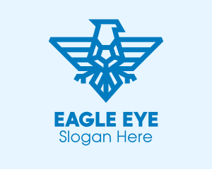 Blue Eagle Gem logo design