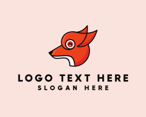 Dog - Fox Animal Wildlife logo design