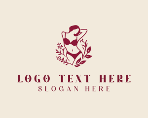 Shapewear - Bikini Lingerie Woman logo design