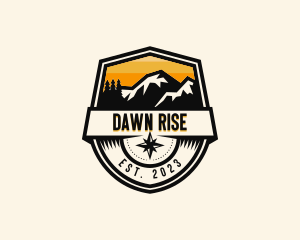 Compass Mountain Travel logo design