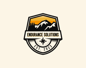 Compass Mountain Travel logo design