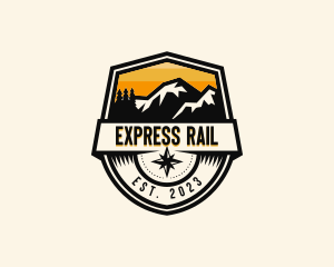 Compass Mountain Travel logo design