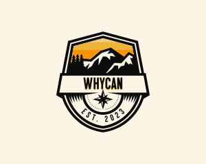 Mountain - Compass Mountain Travel logo design