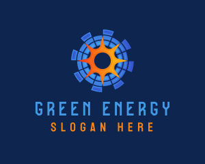 Solar Energy Technology logo design