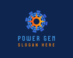 Generator - Solar Energy Technology logo design