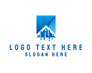 Advisory - Technology Pixel House logo design