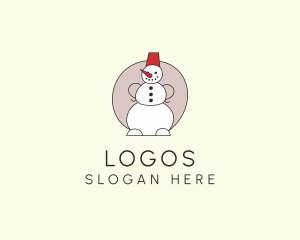 Snowman Christmas Decor  Logo