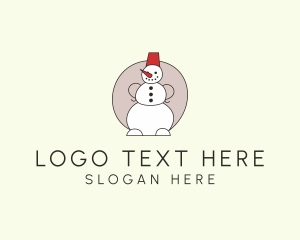 Snowman Christmas Decor  Logo