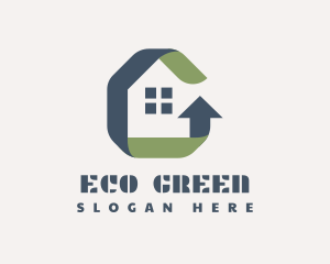 Biodegradable - Recycled Home Developer logo design