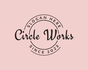 Round - Round Script Business logo design