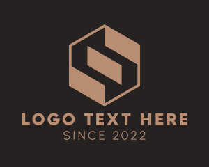 Storage Facility - Hexagon Construction Firm logo design