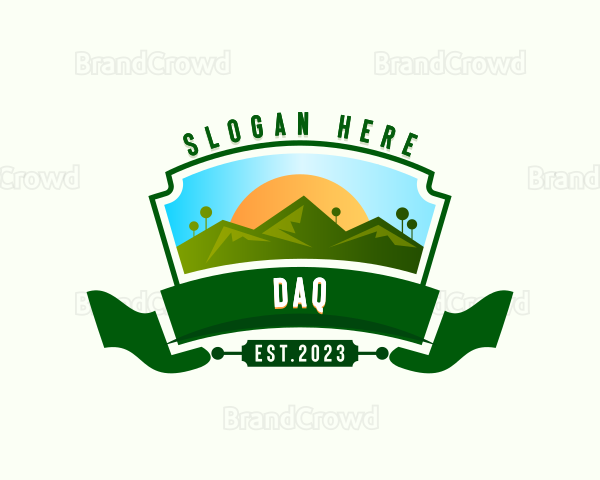 Mountain Nature Environment Adventure Logo