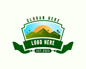 Mountain Nature Environment Adventure  Logo