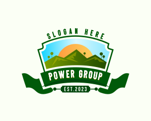 Mountain Nature Environment Adventure  Logo