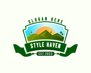 Mountain Nature Environment Adventure  Logo