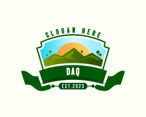 Mountain Nature Environment Adventure  Logo