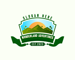 Mountain Nature Environment Adventure  logo design