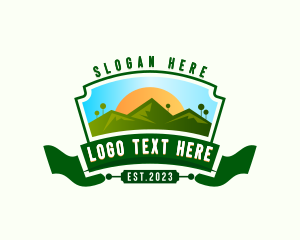 Mountain Nature Environment Adventure  Logo