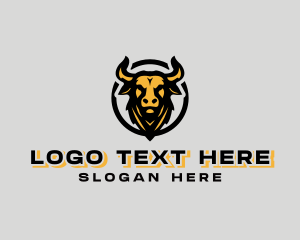 Slaughterhouse - Bull Rodeo Ranch logo design
