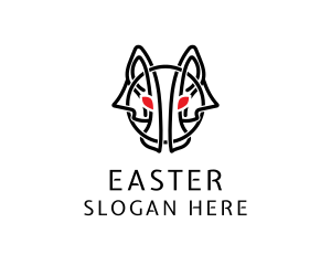 Wolf Canine Hunter Logo
