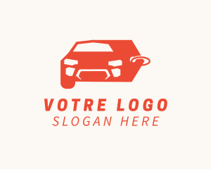 Racing - Automobile Car Price Tag logo design