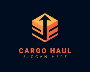 Arrow Logistic Box Delivery Imports  logo design