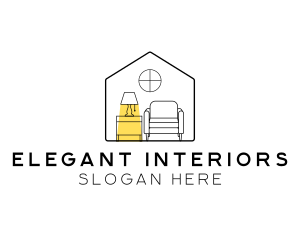 Interior - House Interior Furniture logo design
