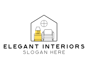 House Interior Furniture logo design