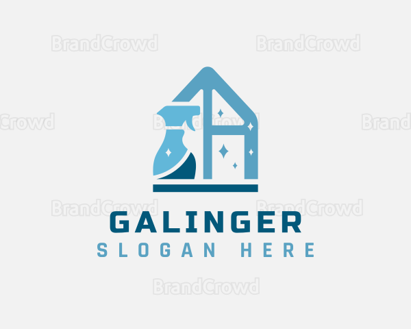 House Sprayer Sanitary Cleaning Logo