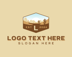 Cactus - Outdoor Desert Terrain logo design